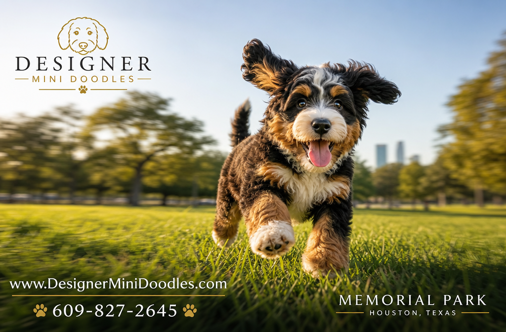 What kind of exercise do mini Bernedoodles require?