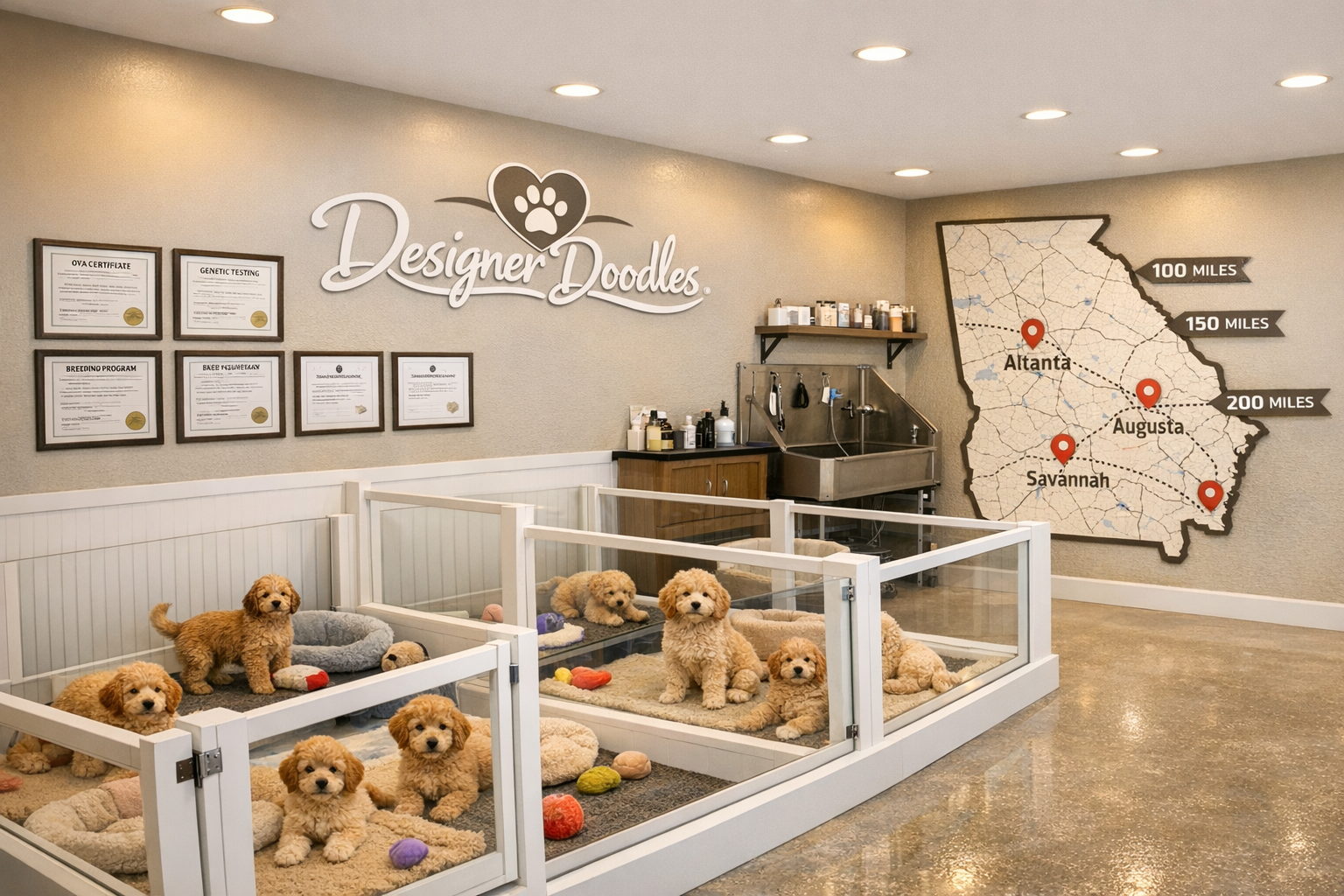 mini goldendoodle breeder in Georgia