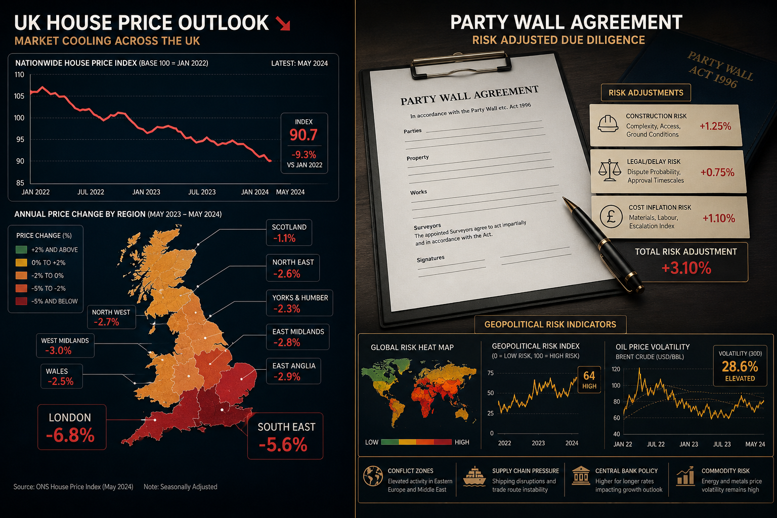 How Geopolitical Volatility in April 2026 RICS Surveys Reshapes Party Wall Risk Assessments