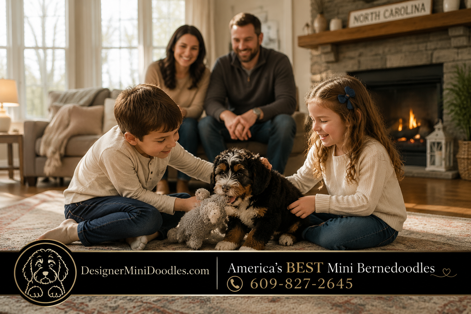 mini Bernedoodle breeders in North Carolina