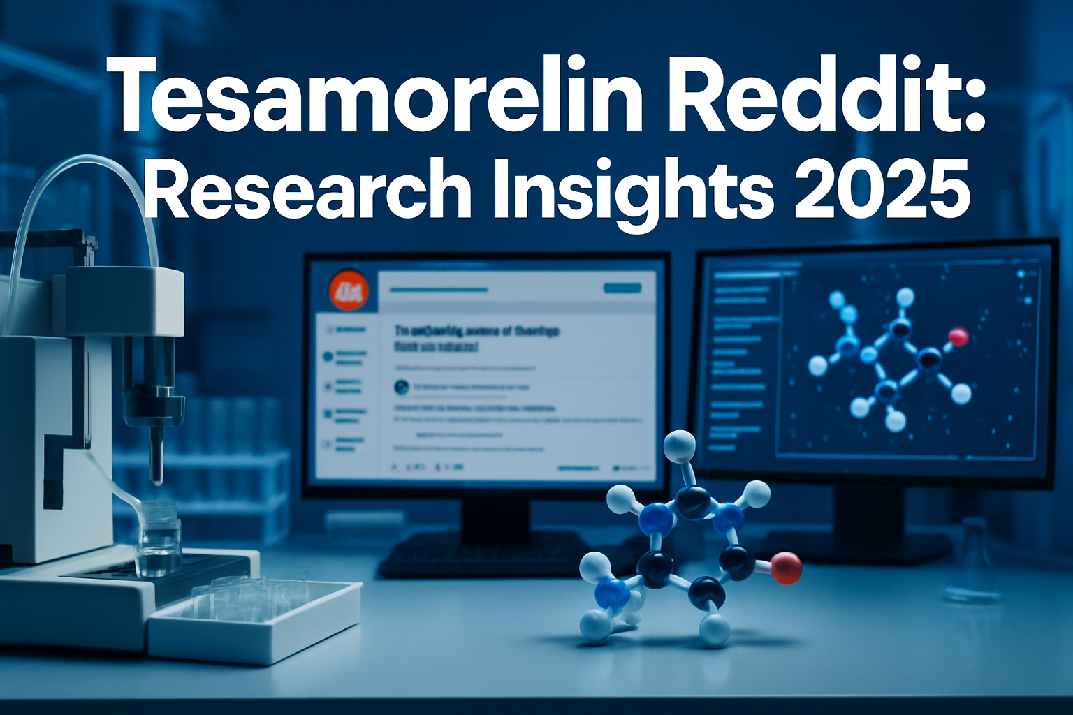 Professional landscape hero image (1536x1024) with bold text overlay 'tesa Reddit: Research Insights 2025' in extra large 70pt white 