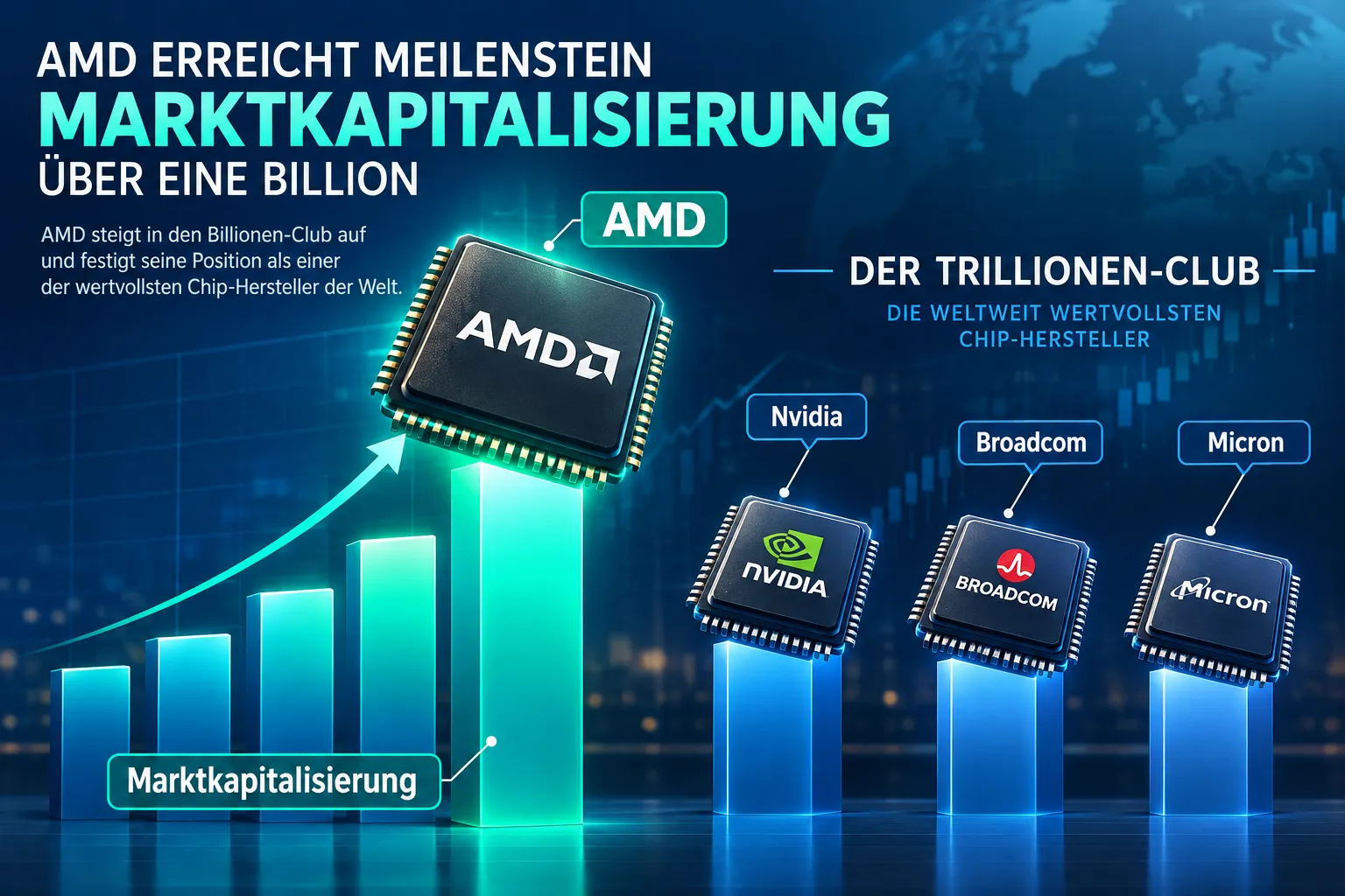 AMD Marktkapitalisierung Billion: Der Weg zur historischen Marke