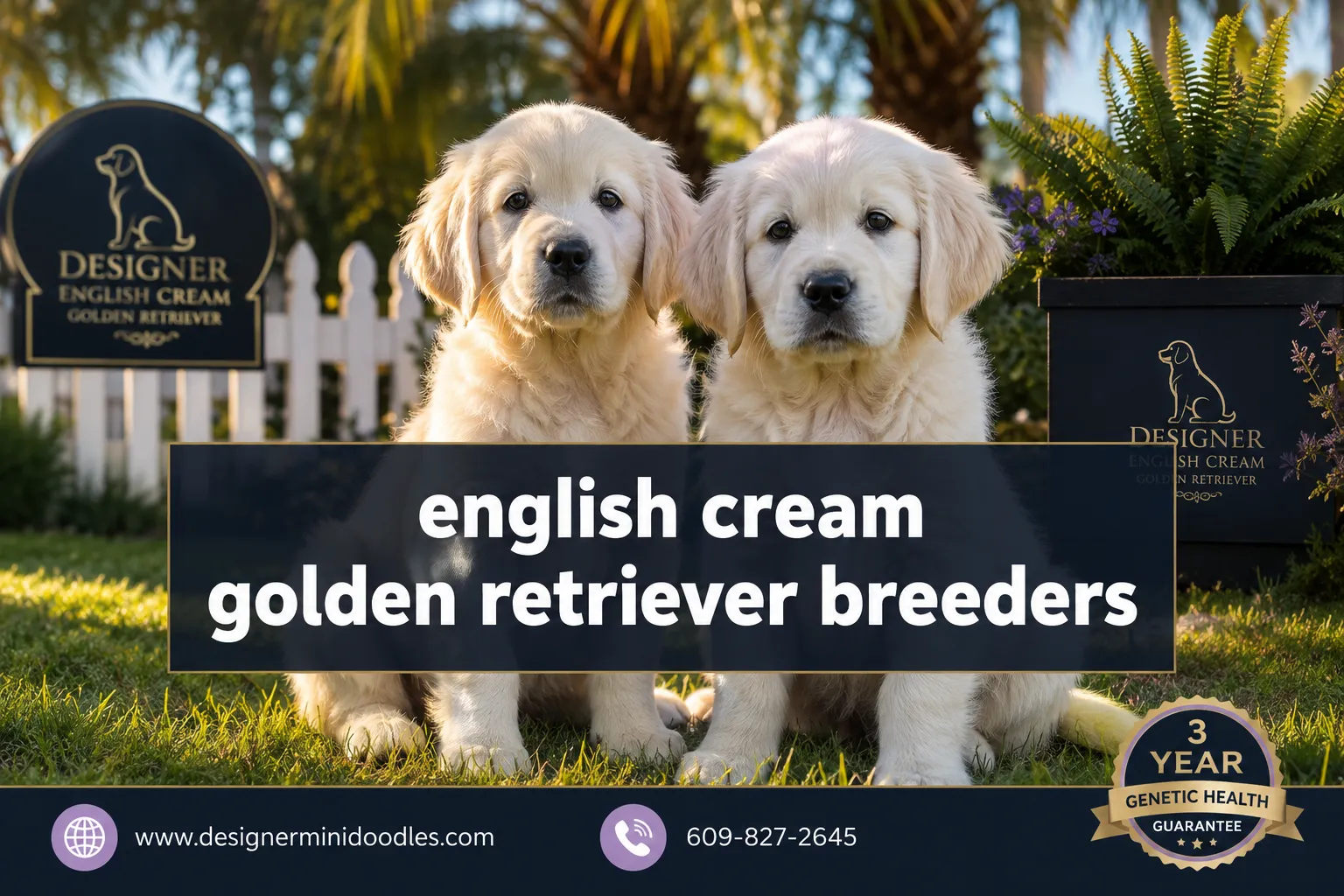 english cream golden retriever breeders Tampa