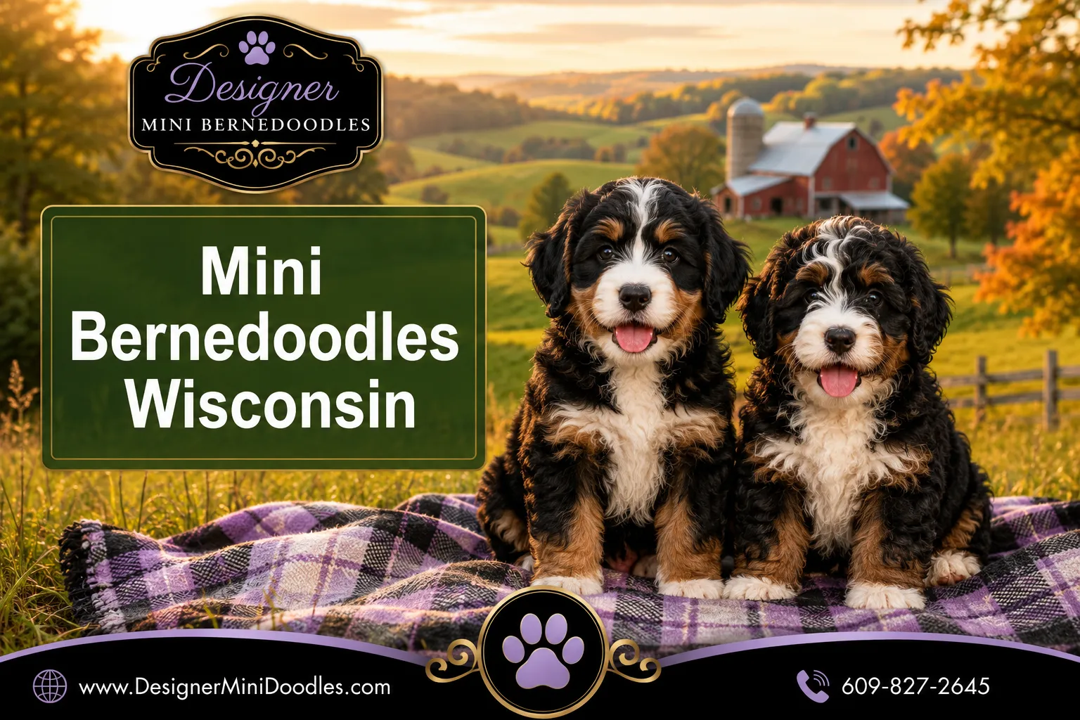 mini bernedoodles Wisconsin
