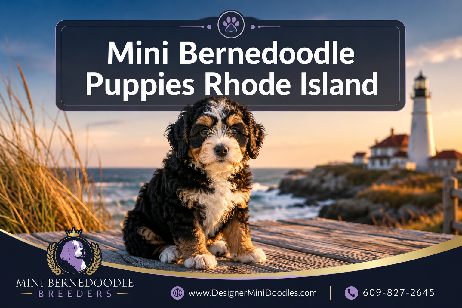 mini bernedoodle puppies Rhode Island