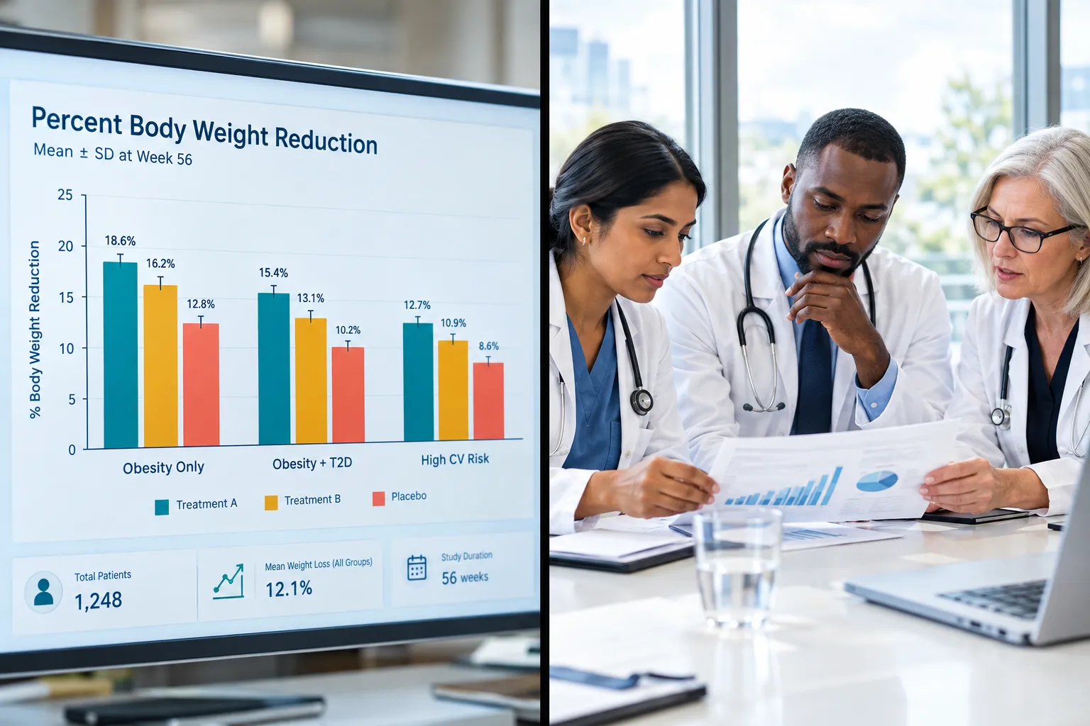 Interpreting TRIUMPH-1 and Obesity-Only Population Results