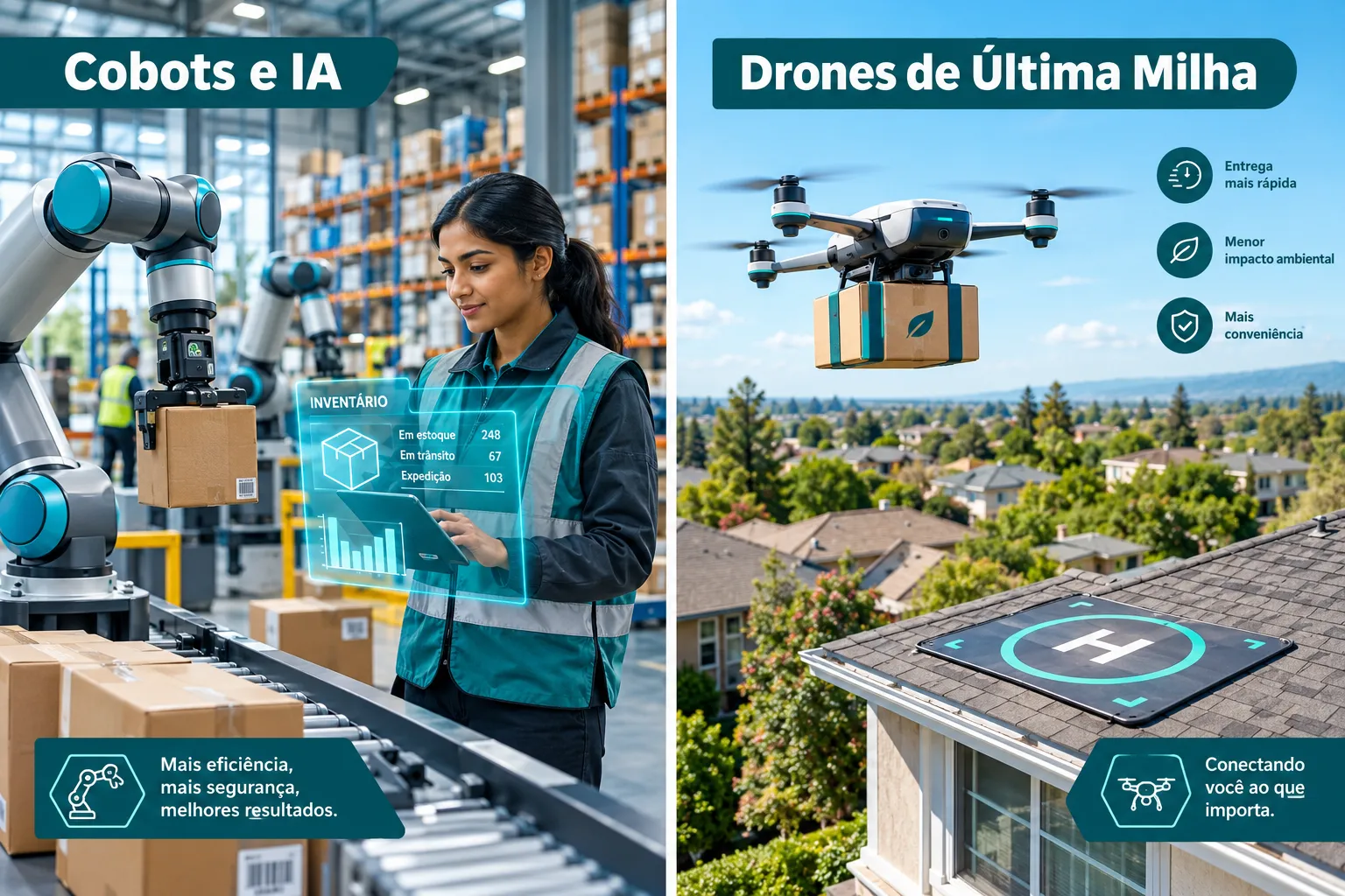 5. Cobots em Centros de Fulfillment