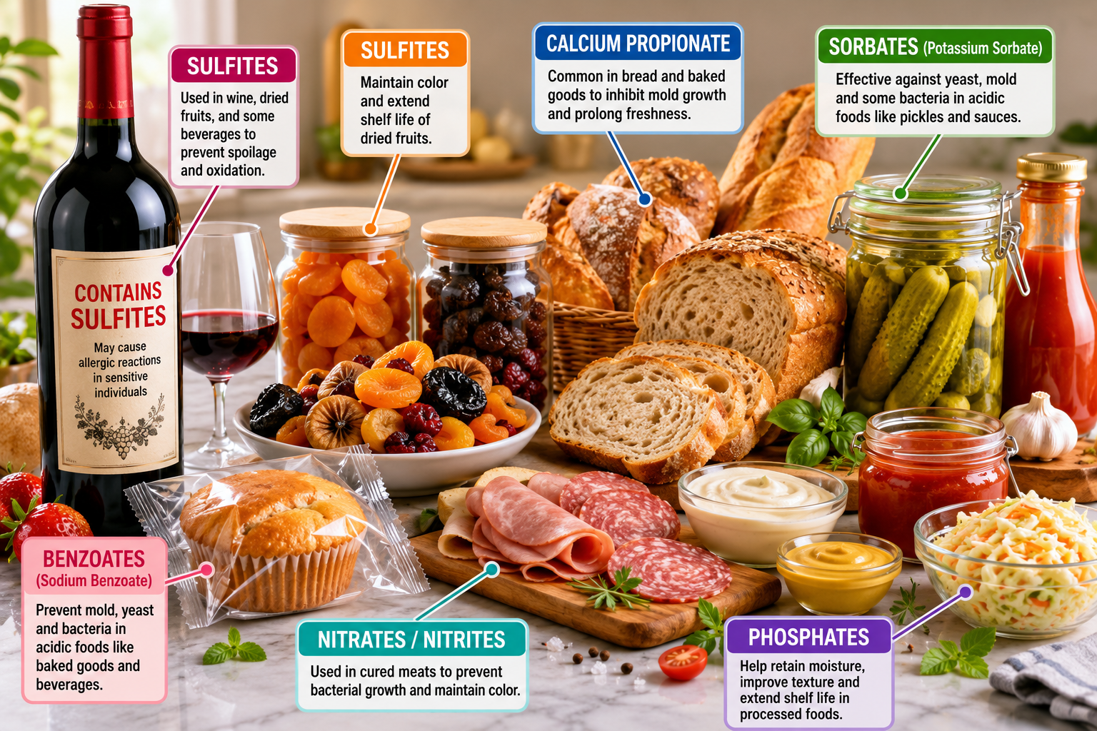 Sulfites: Wines, Dried Fruits, and Respiratory Sensitivity