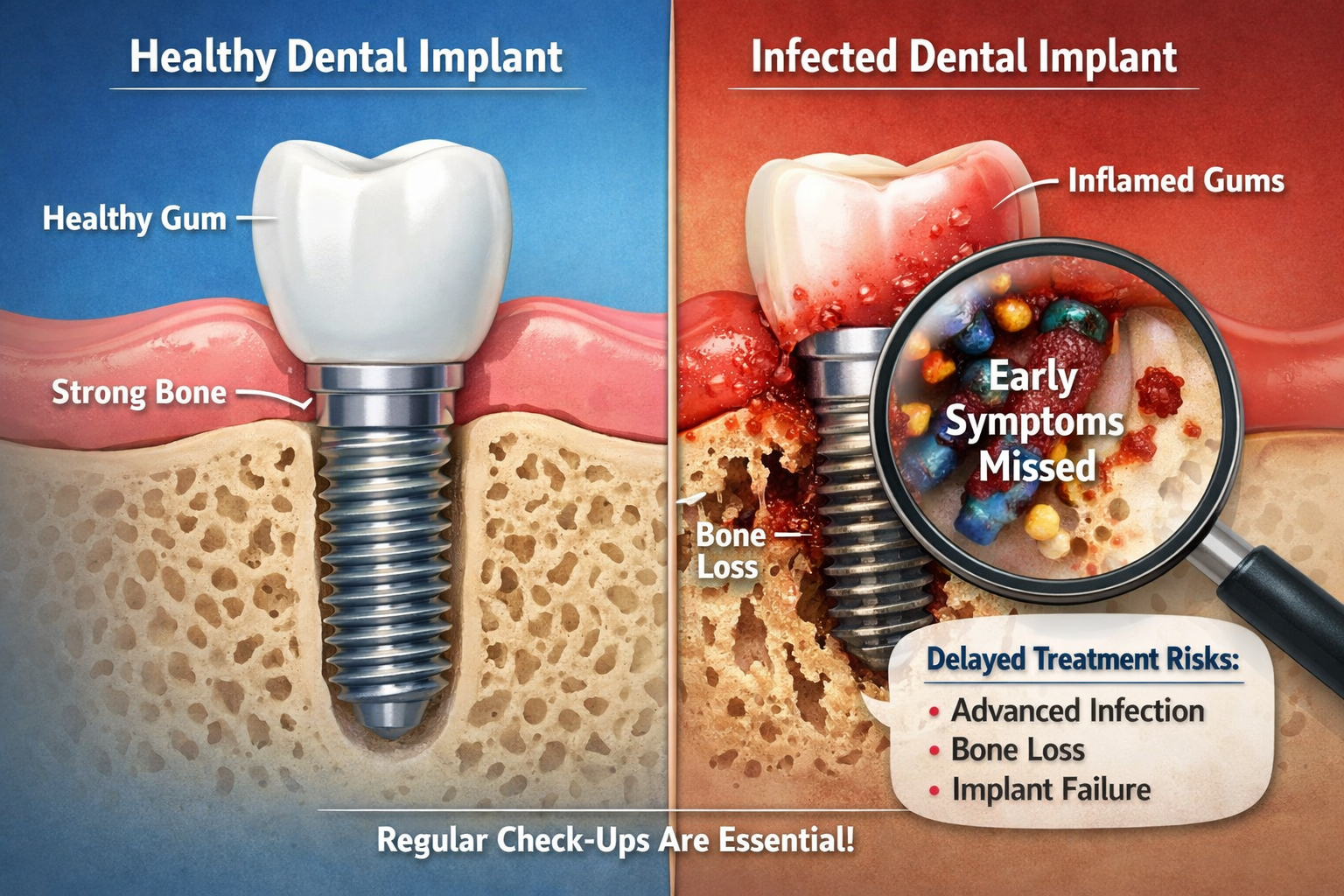 Biggest mistakes after implants