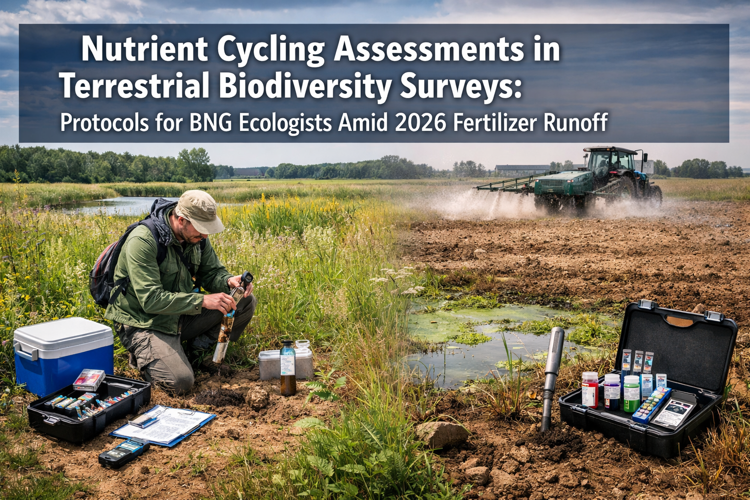 Professional () hero image with : 'Nutrient Cycling Assessments in Terrestrial Biodiversity Surveys: Protocols for BNG