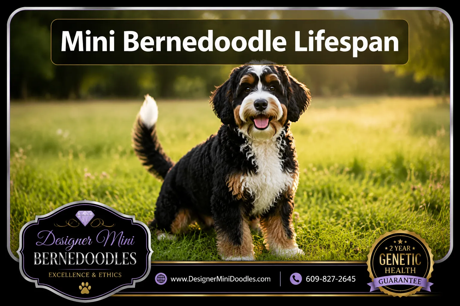 How long do mini bernedoodles live?