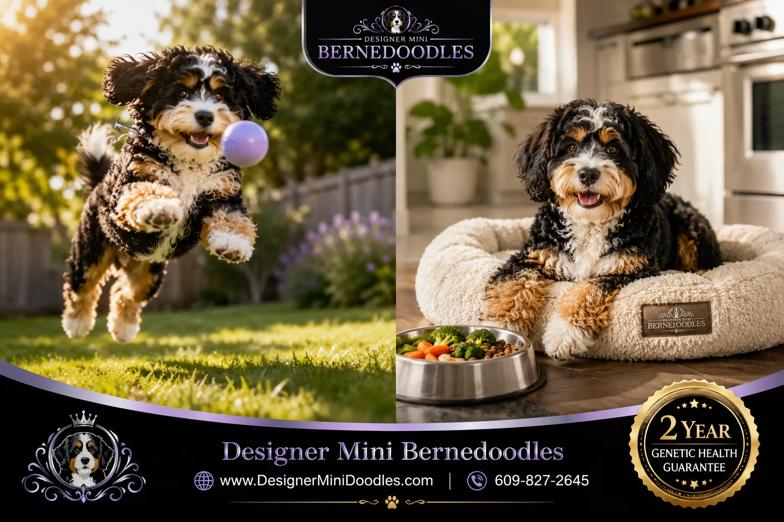 How long do mini bernedoodles live?