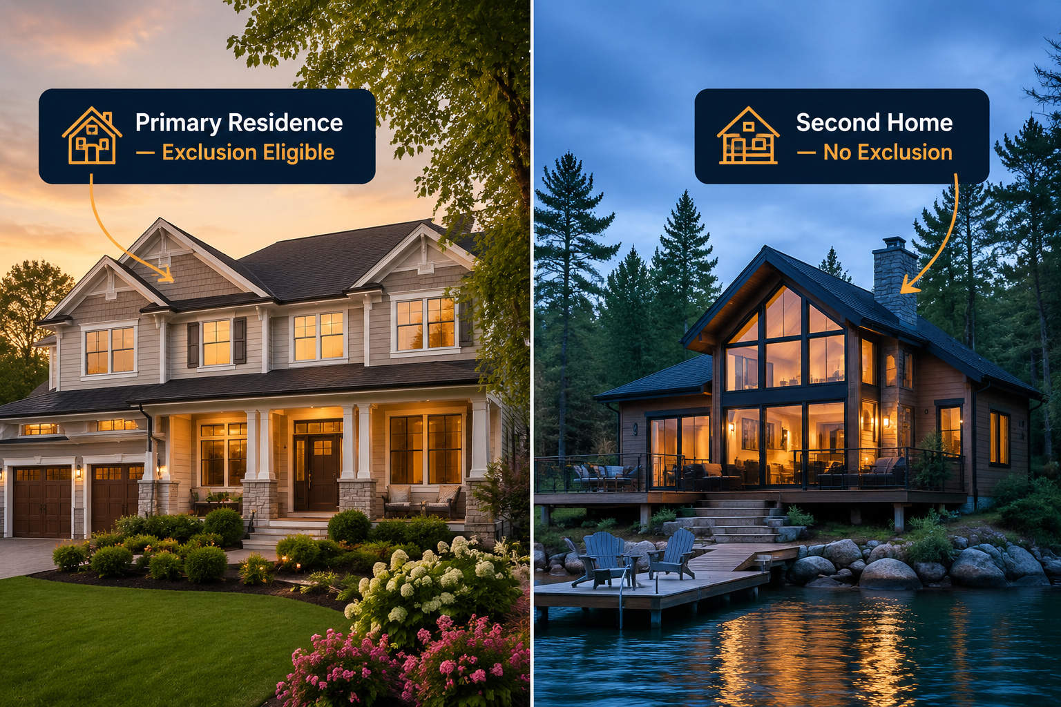 What Is the Difference Between Primary Residence and Investment Property Capital Gains