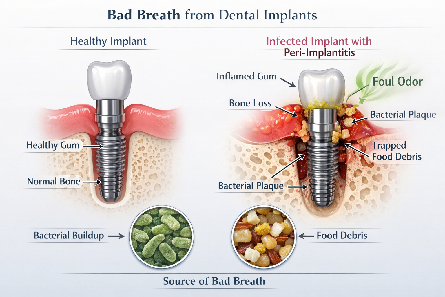 Bad Breath from Dental Implants: Causes, Prevention, and Solutions in 2026