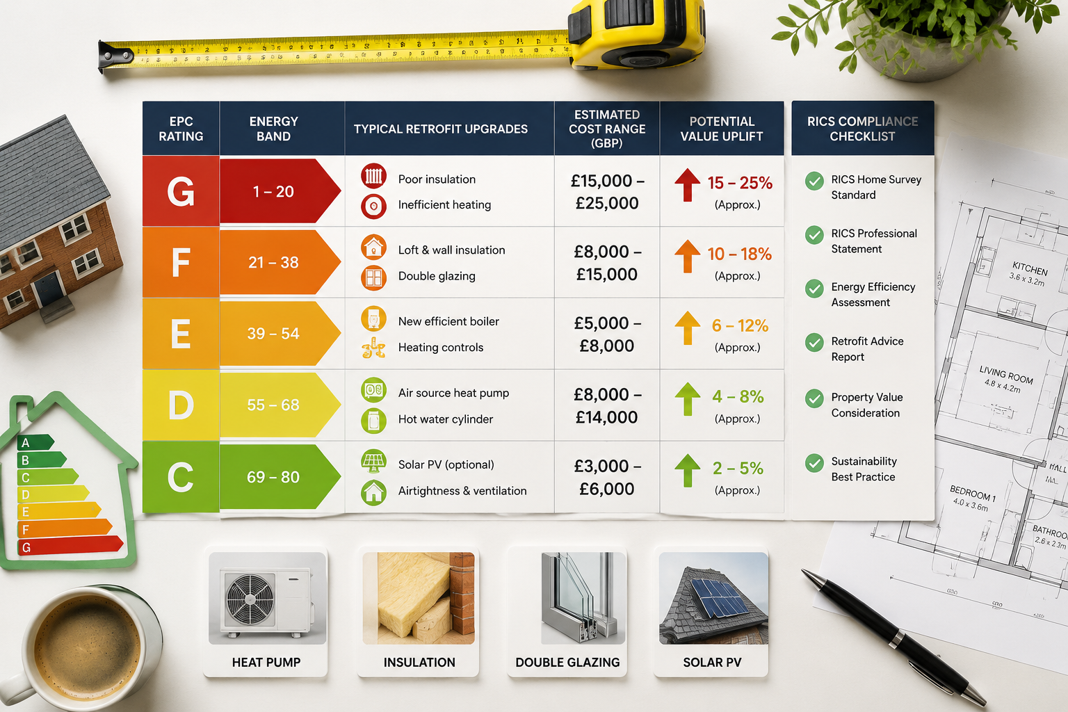 Quantifying EPC C Upgrade Costs and Value Uplift