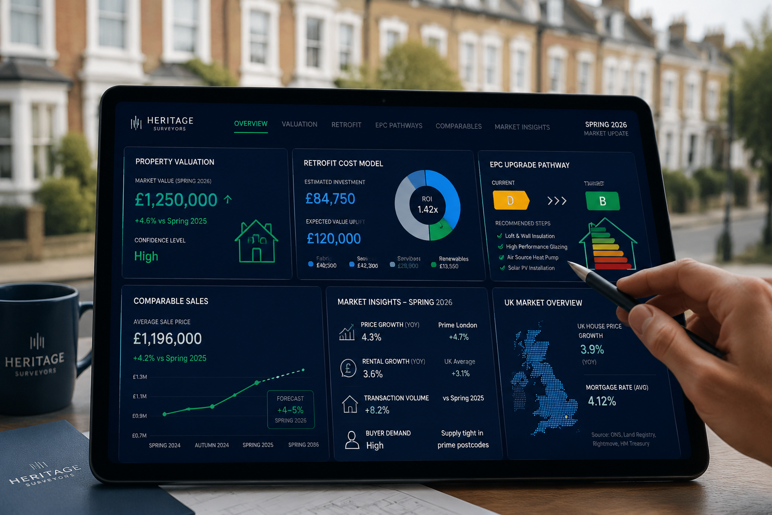 Practical Application: Retrofit Valuation in London and the South East