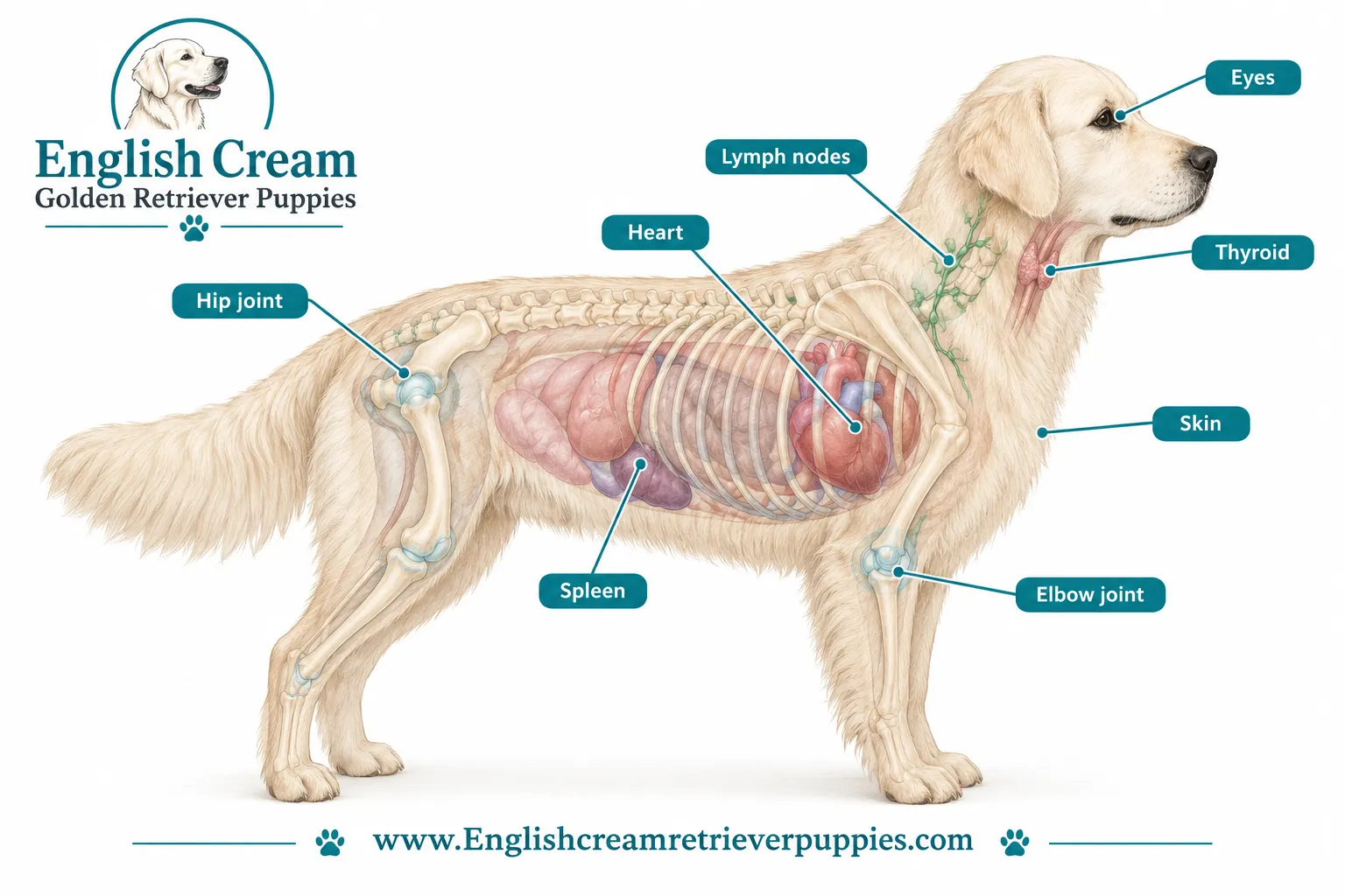 What Health Issues Affect English Cream Golden Retriever Lifespan?