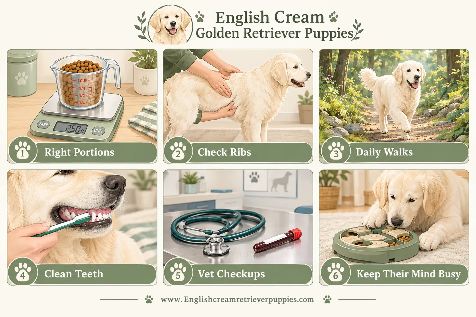 How Can I Help My English Cream Golden Retriever Live Longer?