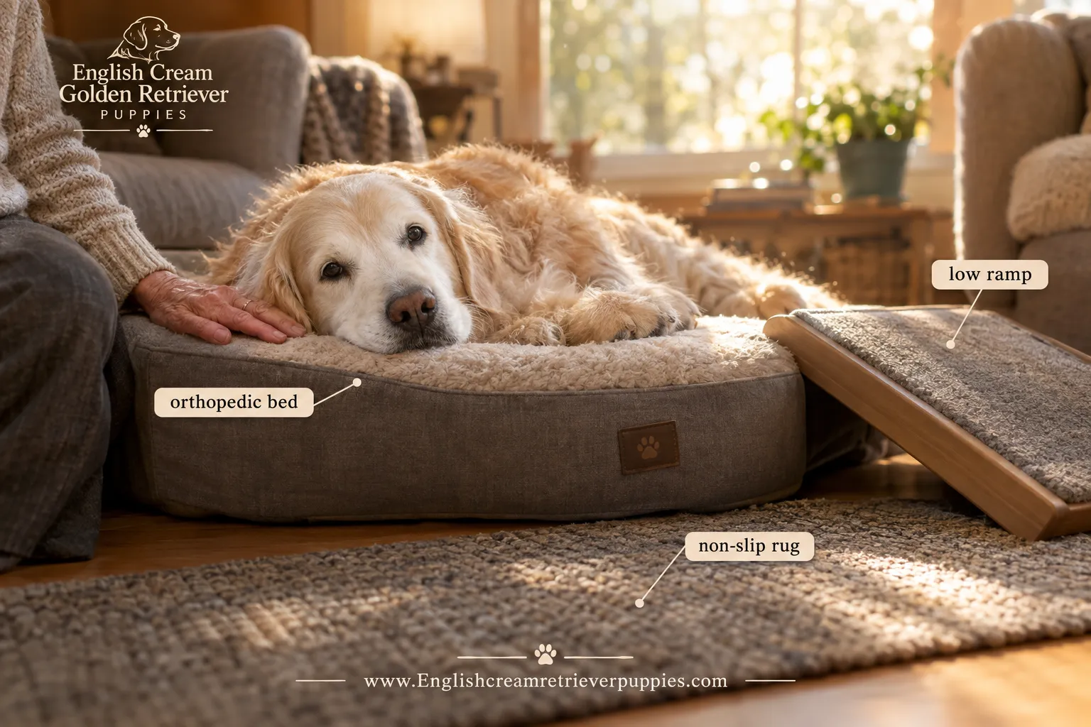 What Signs of Aging Should I Expect in My English Cream Golden Retriever?