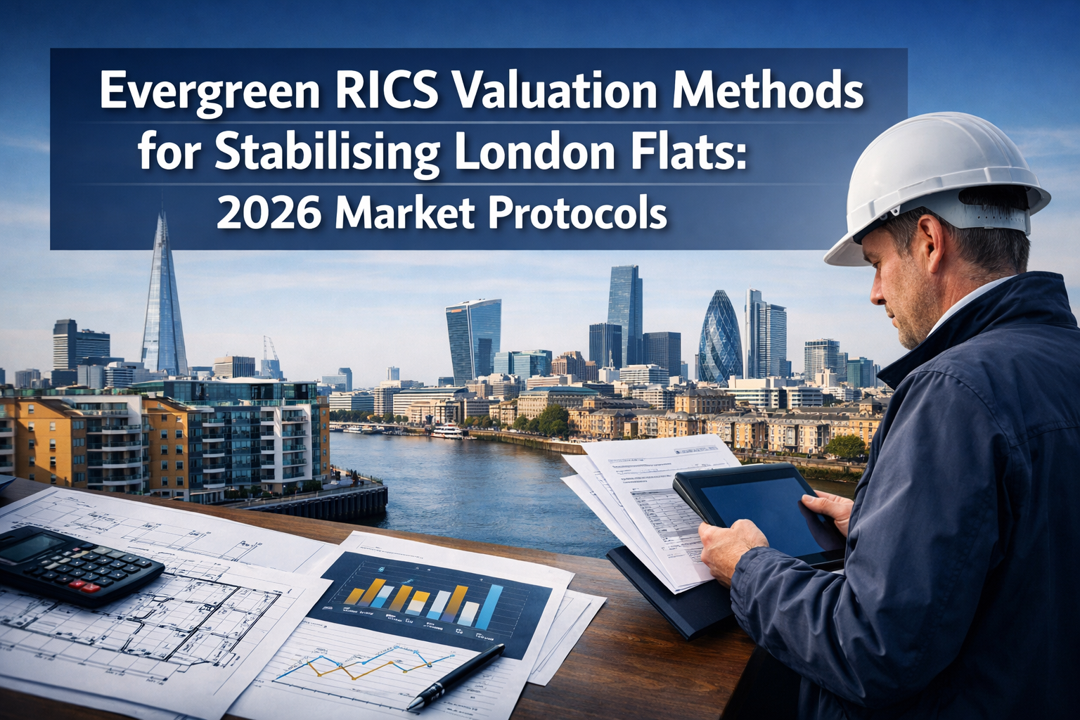 Professional () hero image with 'Evergreen RICS Valuation Methods for Stabilising London Flats: 2026 Market Protocols' in