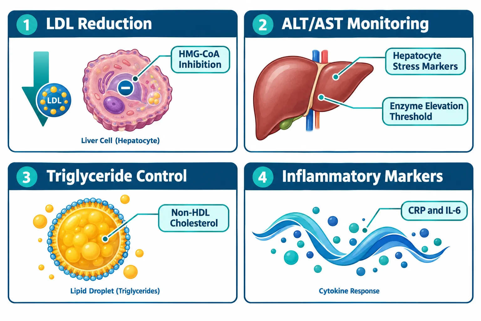 Why Atorvastatin Anchors Lipid and Liver-Control Group Design