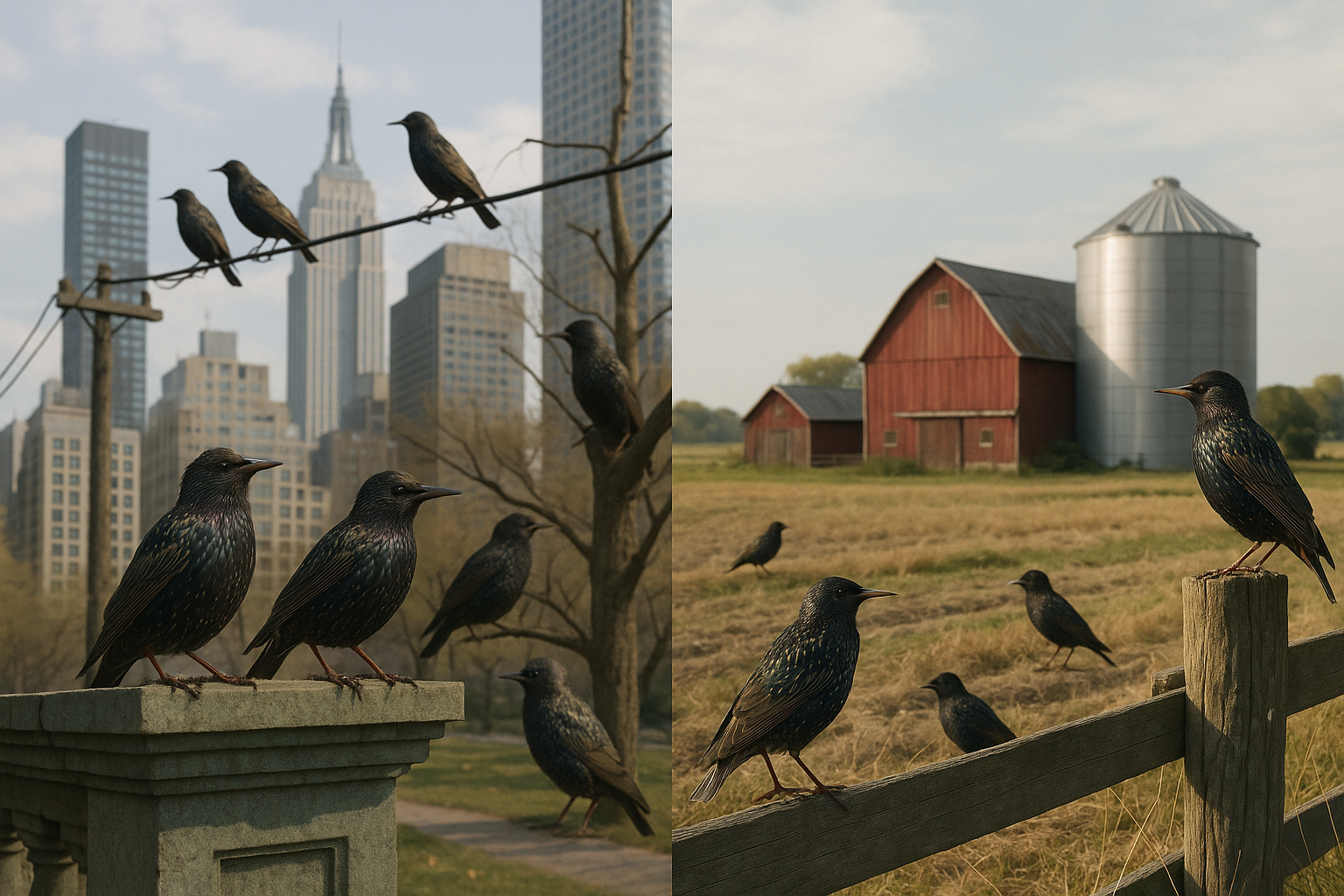 where do starlings live in the US