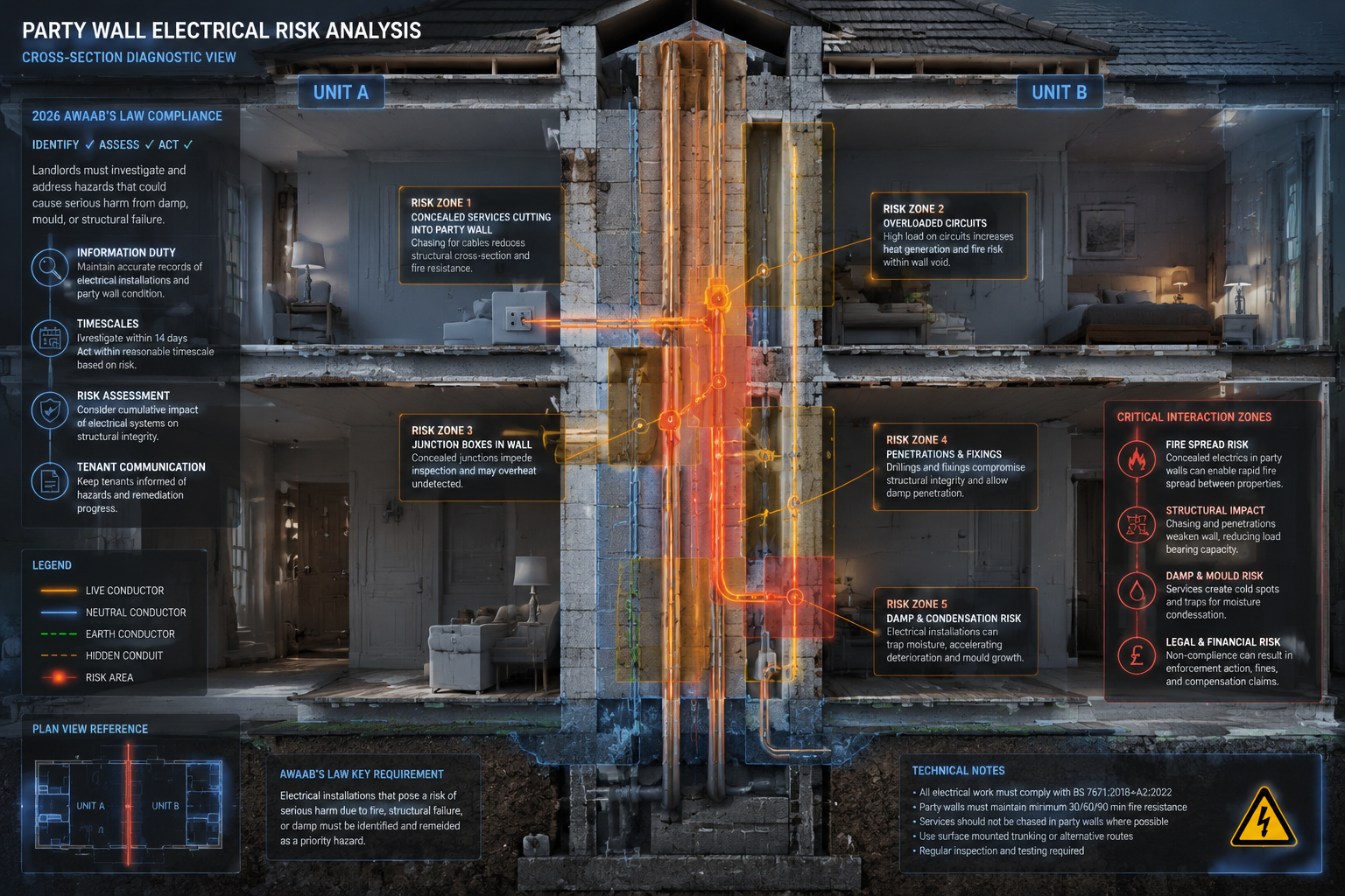 Party Wall Awards for Electrical Hazard Remediation: The Legal Framework