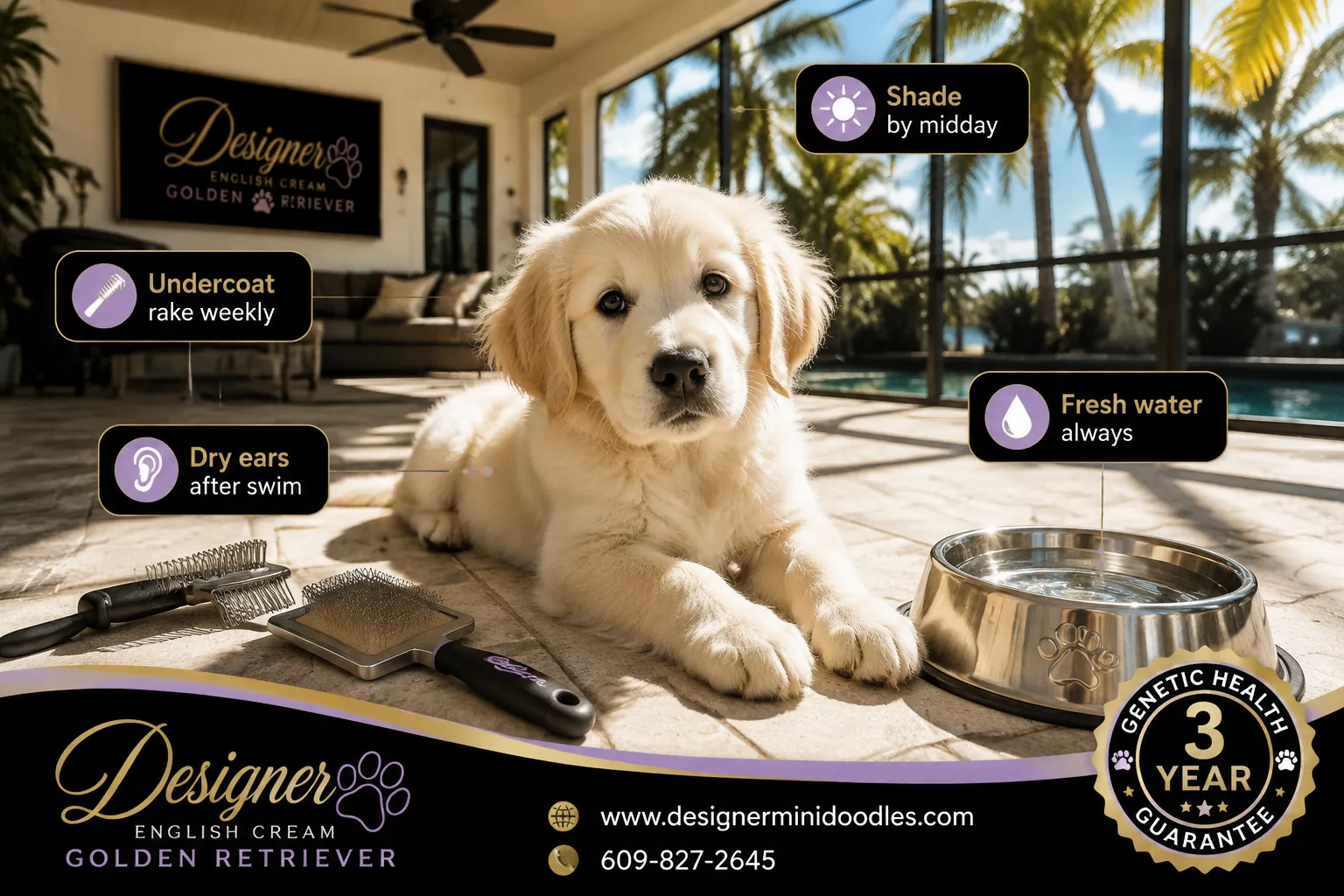 english cream golden retriever puppies Tampa