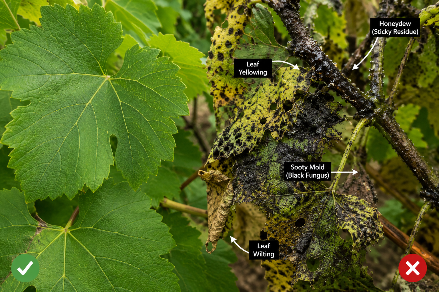What Does Spotted Lanternfly Damage Look Like on Plants?
