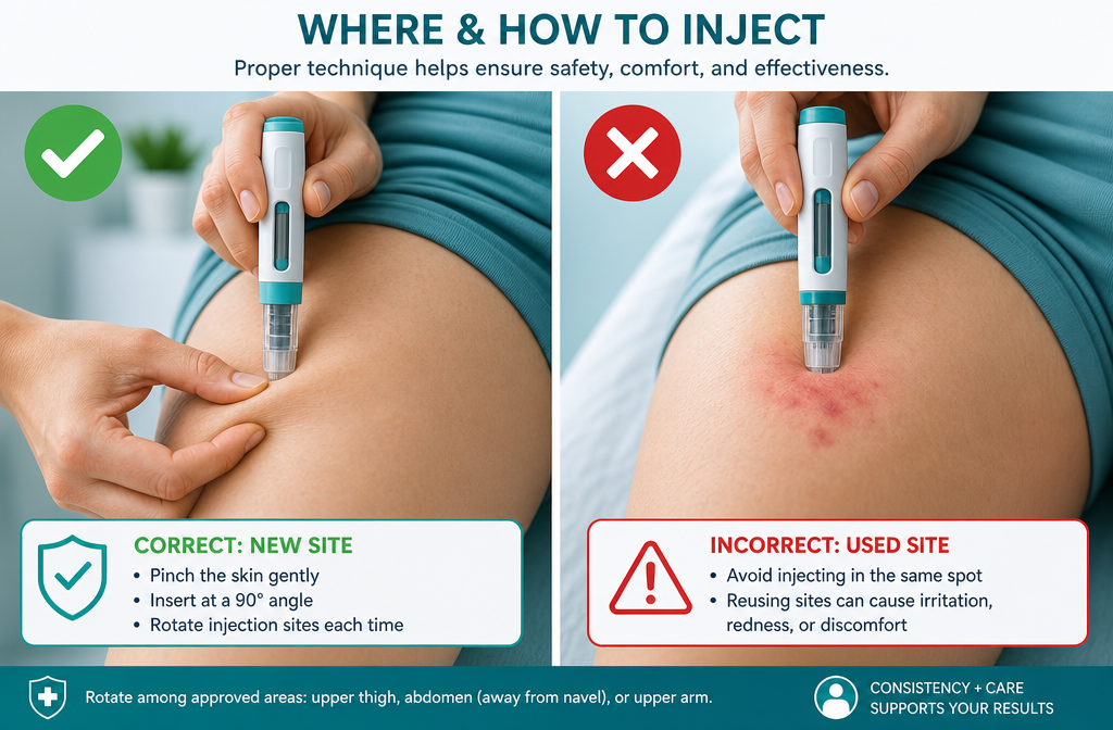 How to inject tirzepatide