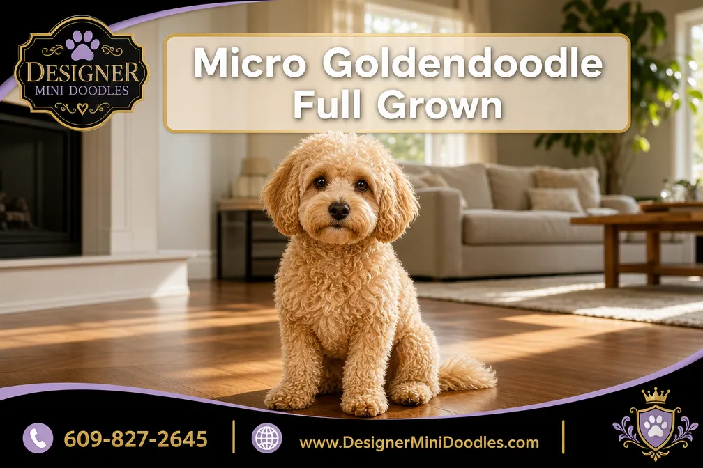 micro golden doodle full grown