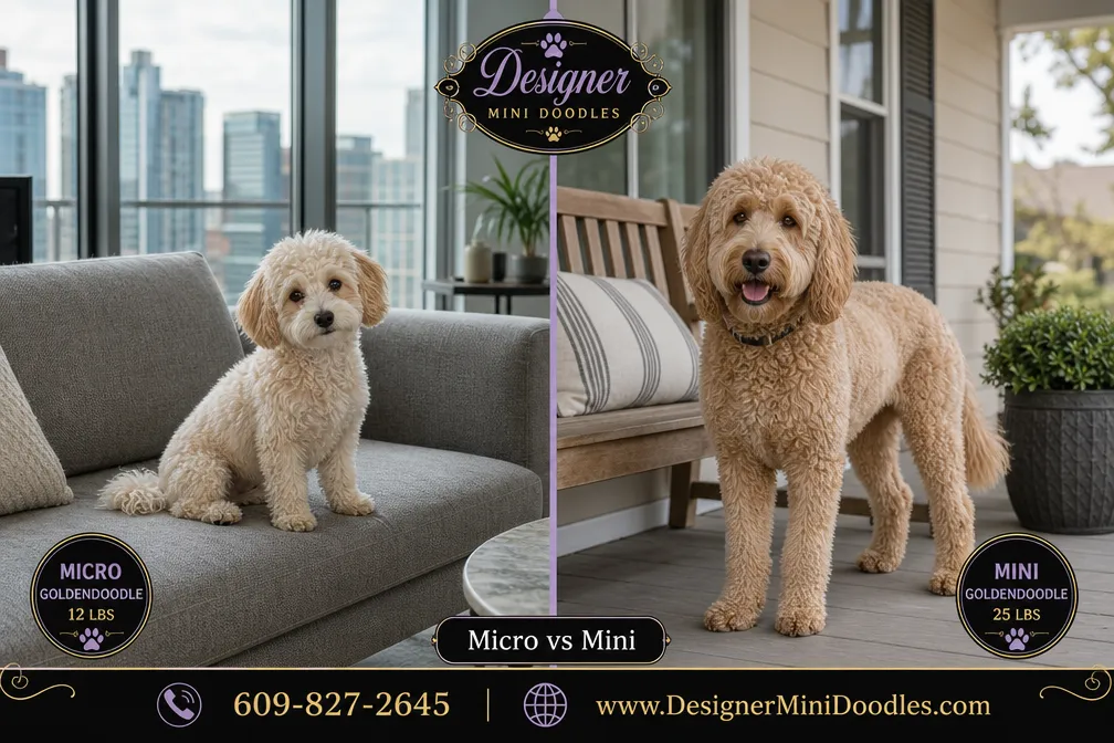 micro golden doodle full grown