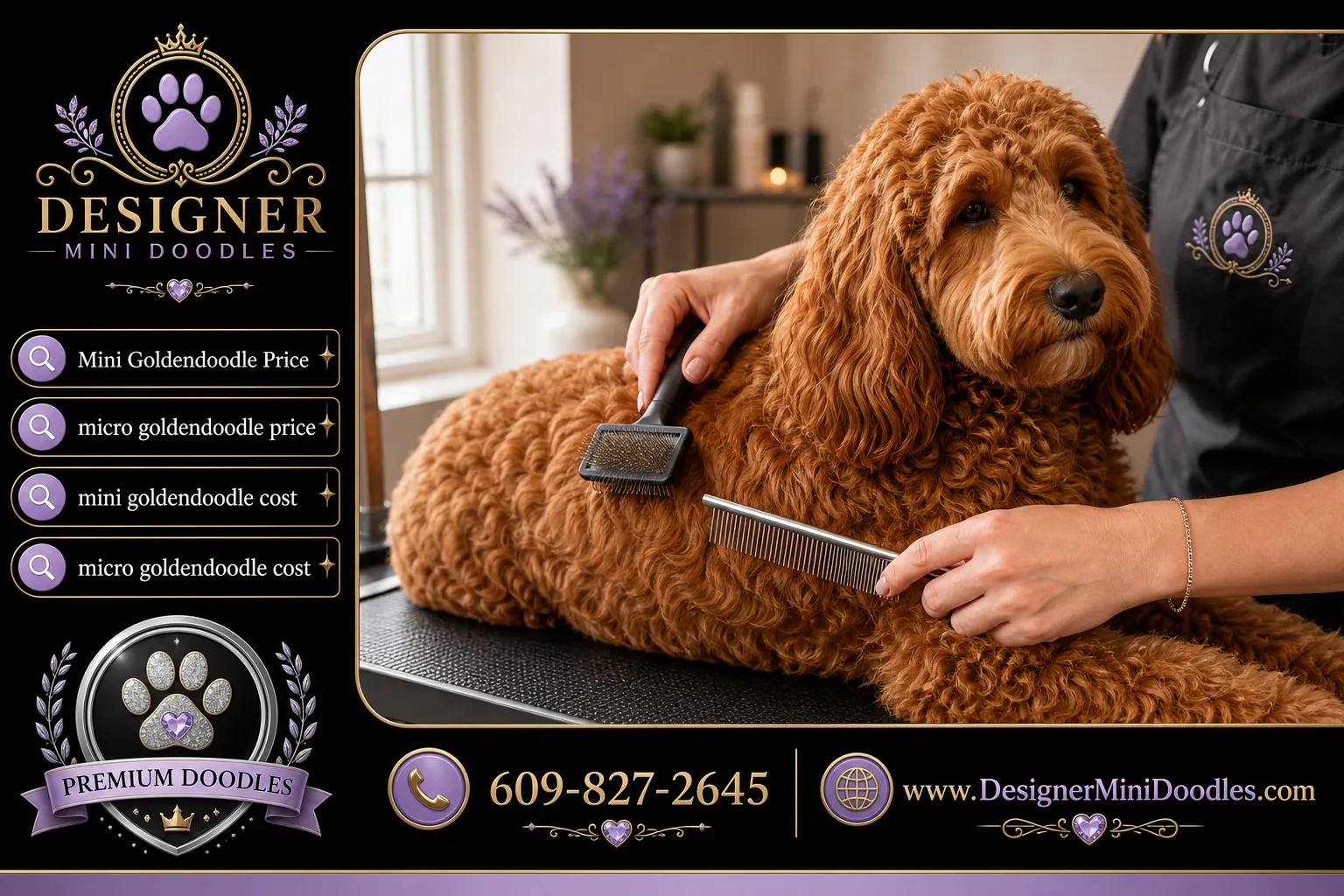 micro golden doodle full grown