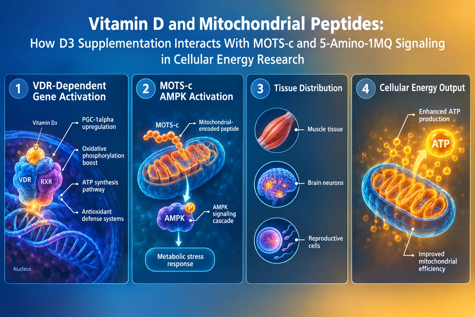 How Vitamin D3 Programs Mitochondrial Function at the Cellular Level