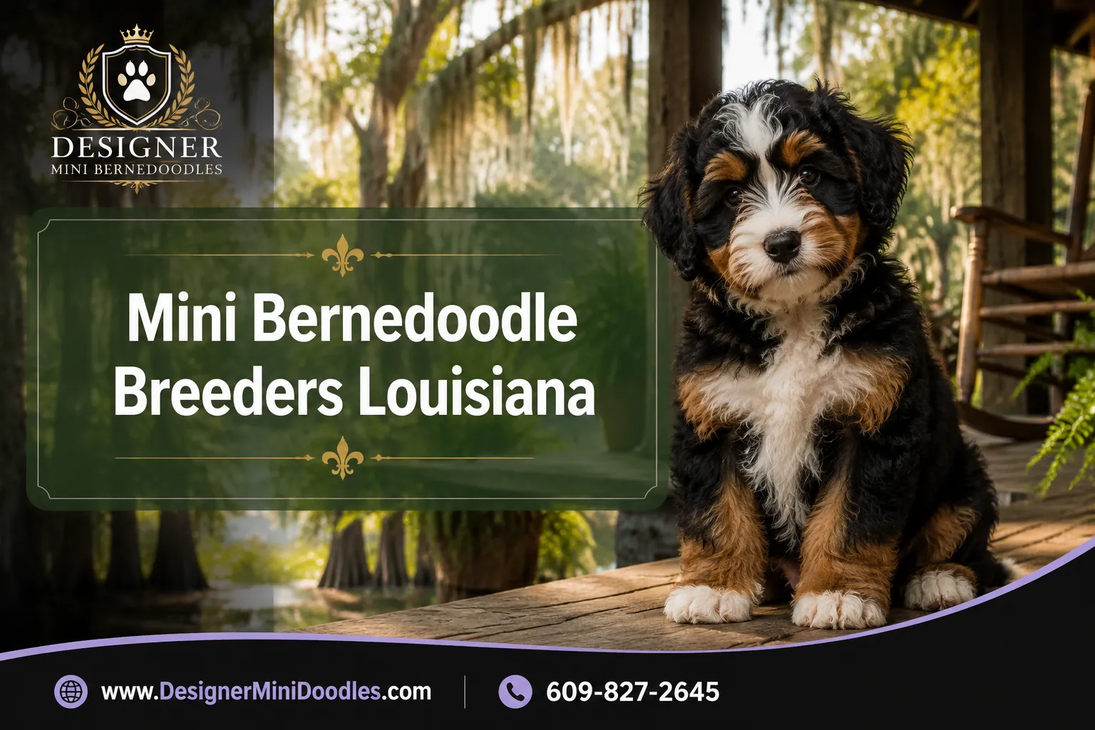 mini bernedoodle breeders Louisiana
