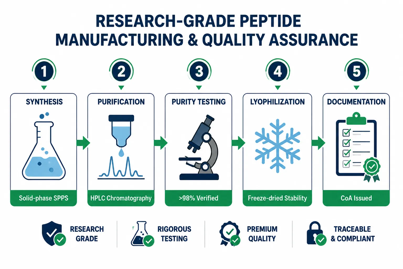 Research-Grade Manufacturing and Quality Standards
