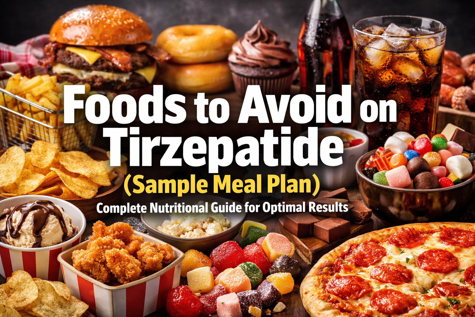 Foods to Avoid on Tirzepatide (Sample Meal Plan)