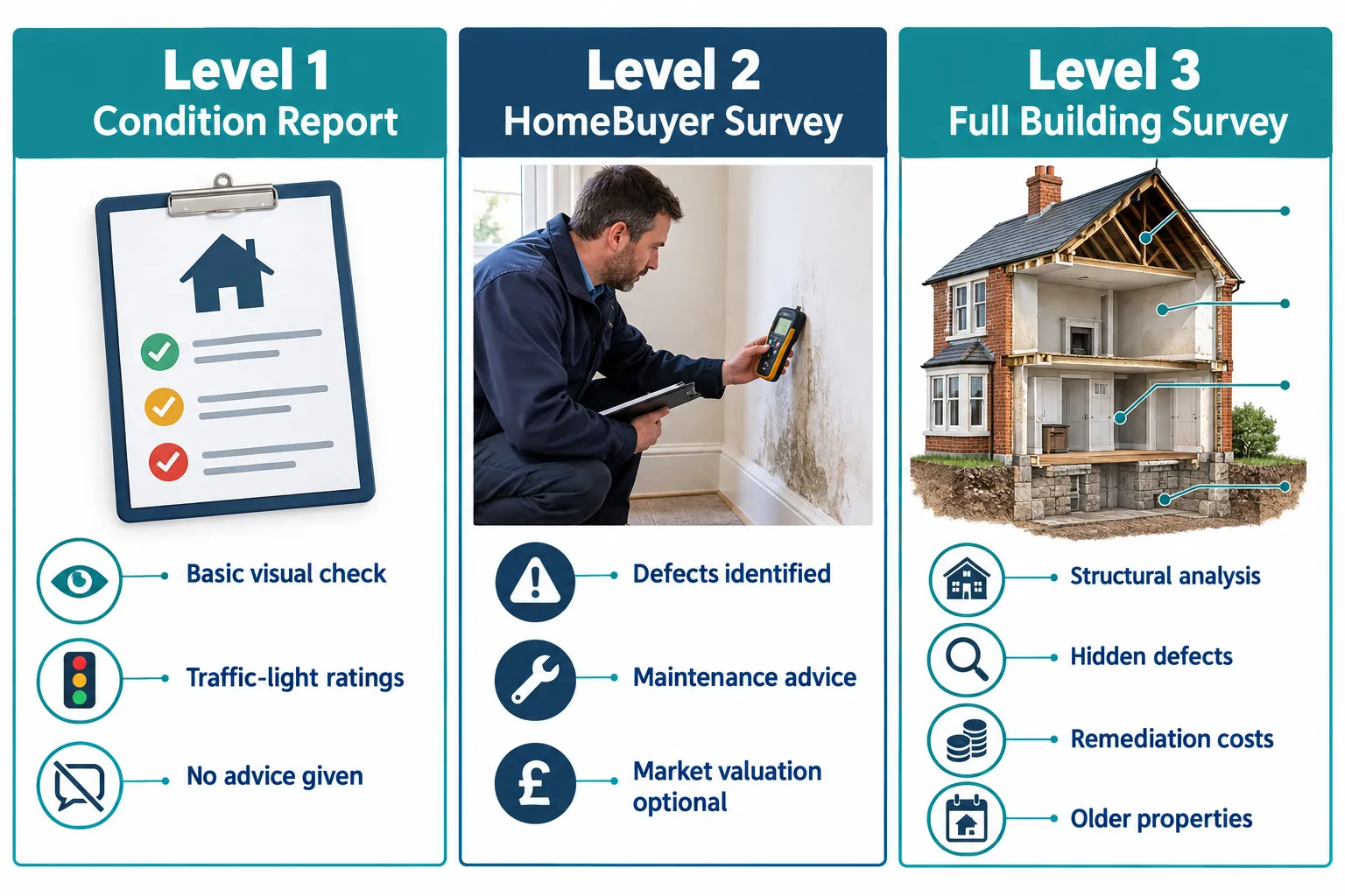 Understanding the Three RICS Survey Levels