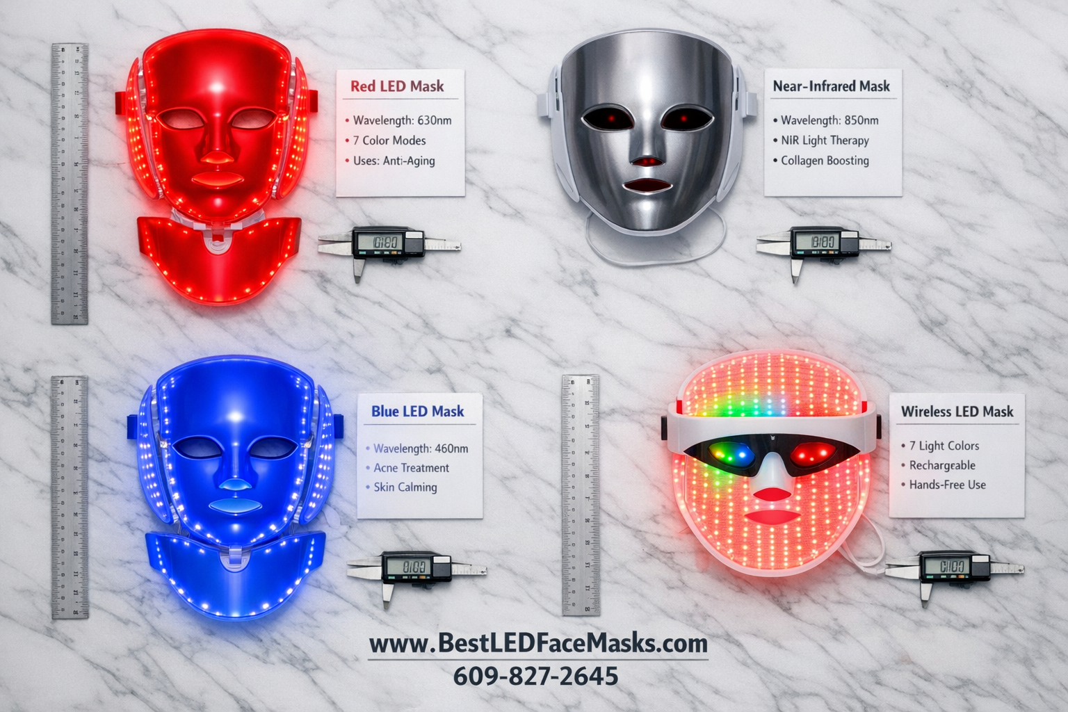 best LED face mask for wrinkles and lines