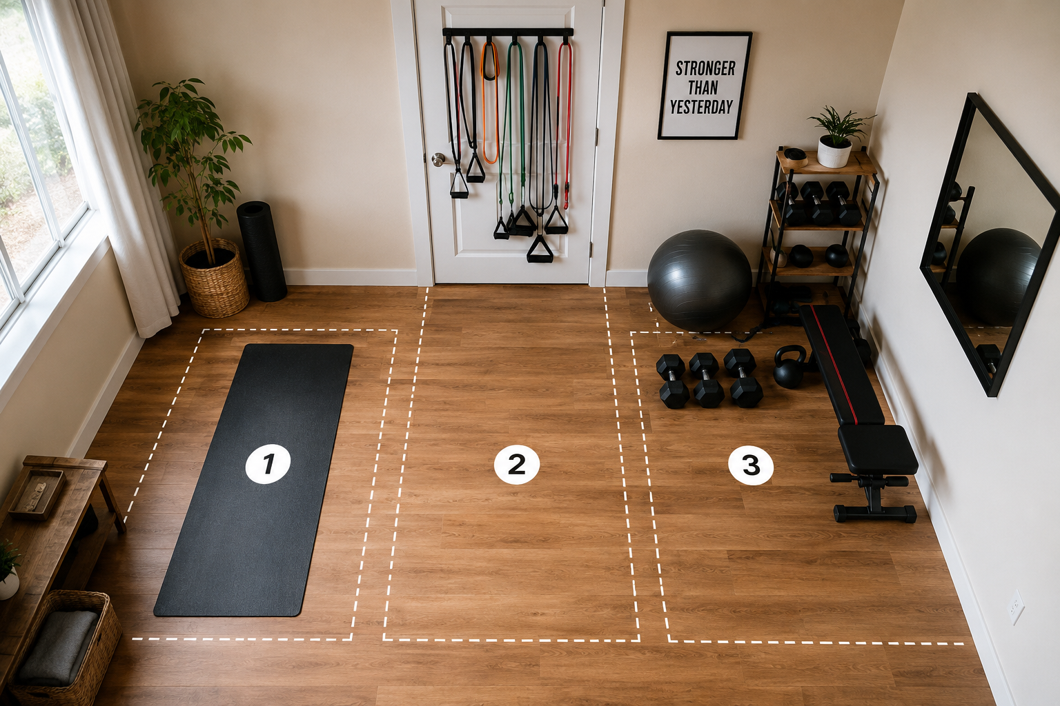 Routine B: Resistance Band Circuit (12 Minutes)