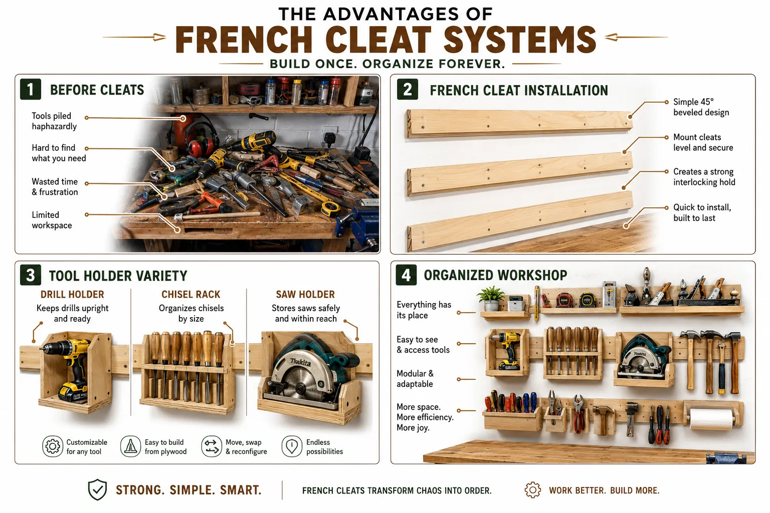 Understanding French Cleats for Advanced Tool Organization