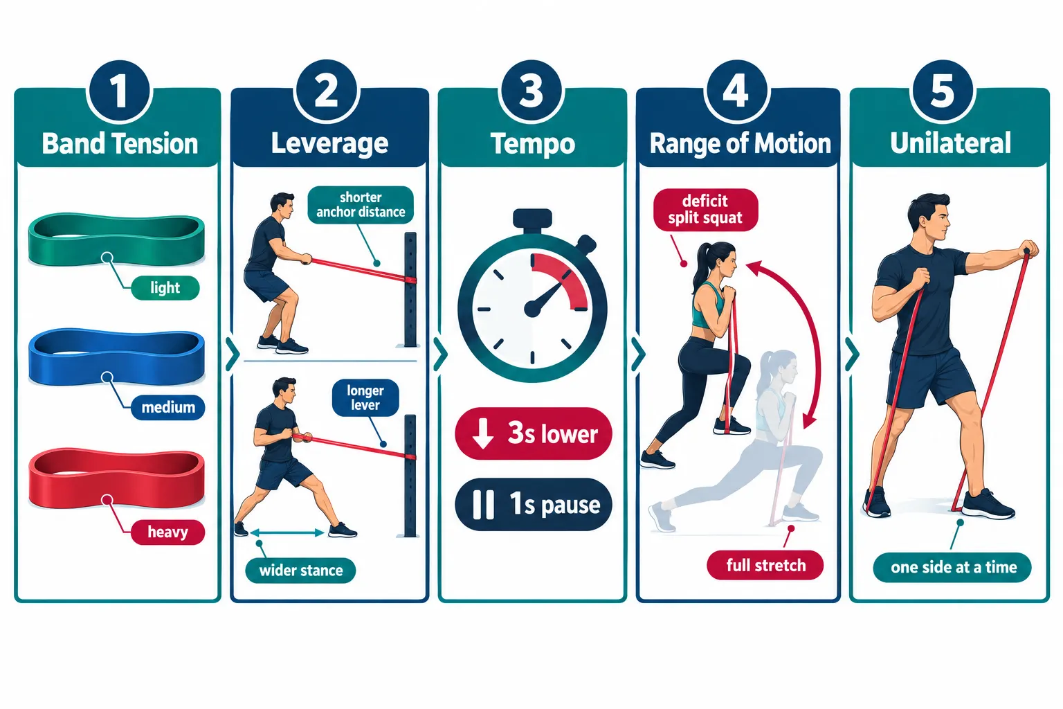 What are the best resistance band exercises for men over 40