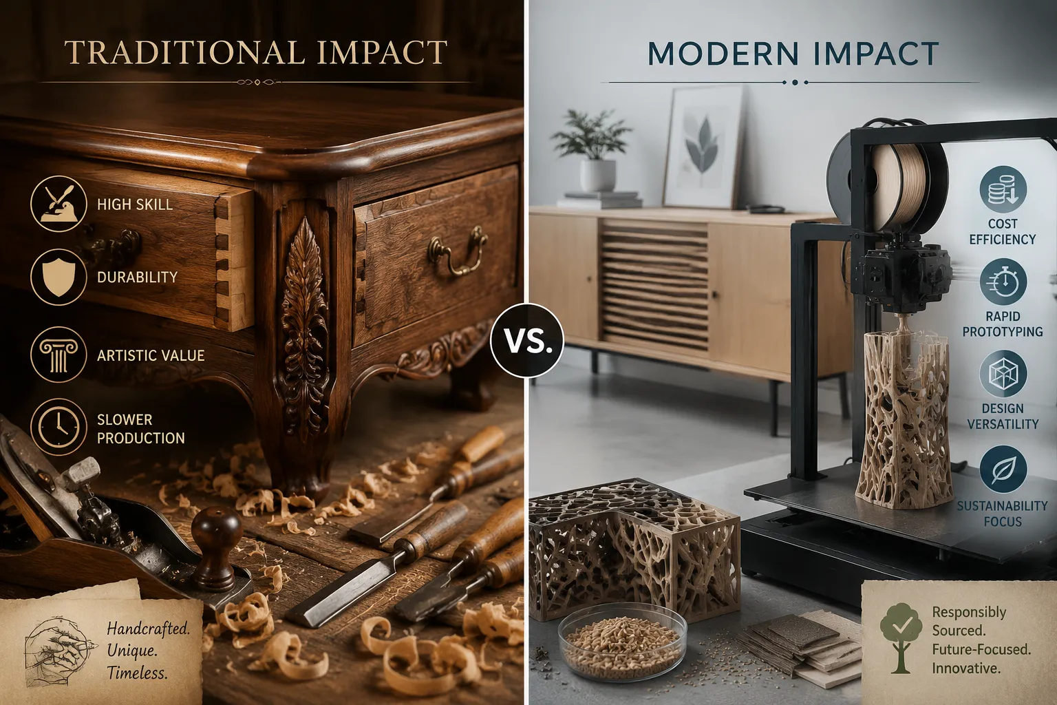 Modern Production and Custom Fabrication: The Digital Age of Woodworking