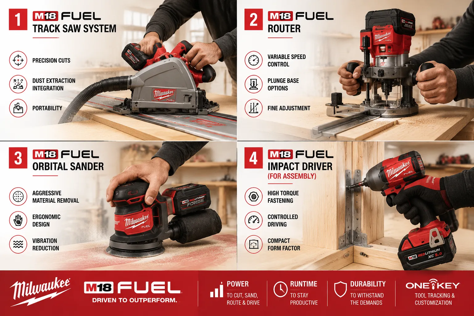 Advanced Applications of Milwaukee Electric Tools for Woodworking