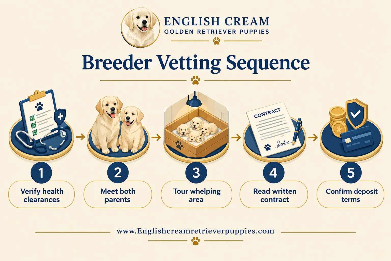What's Included in an English Cream Retriever Breeder Price?