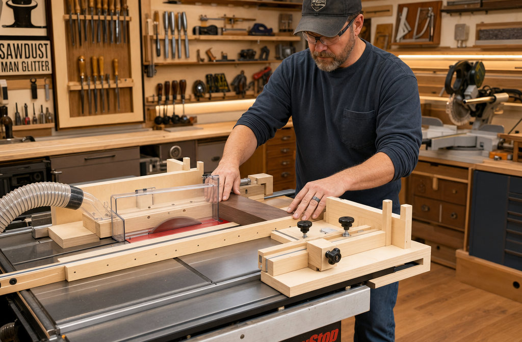Beyond 90 Degrees: Angled Crosscut Sleds and Panel Sleds