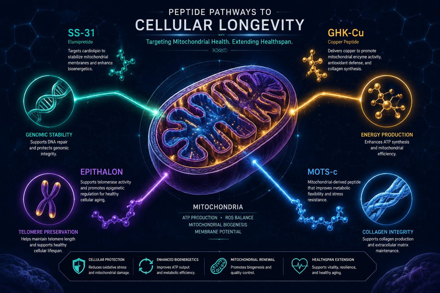 Key Peptides Studied for Longevity