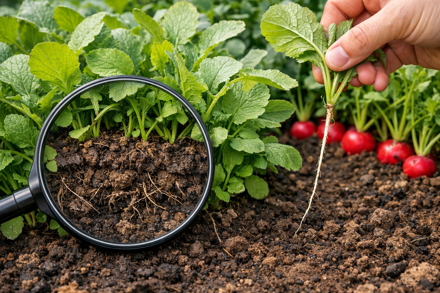 Why are my radishes growing leaves but no bulbs?