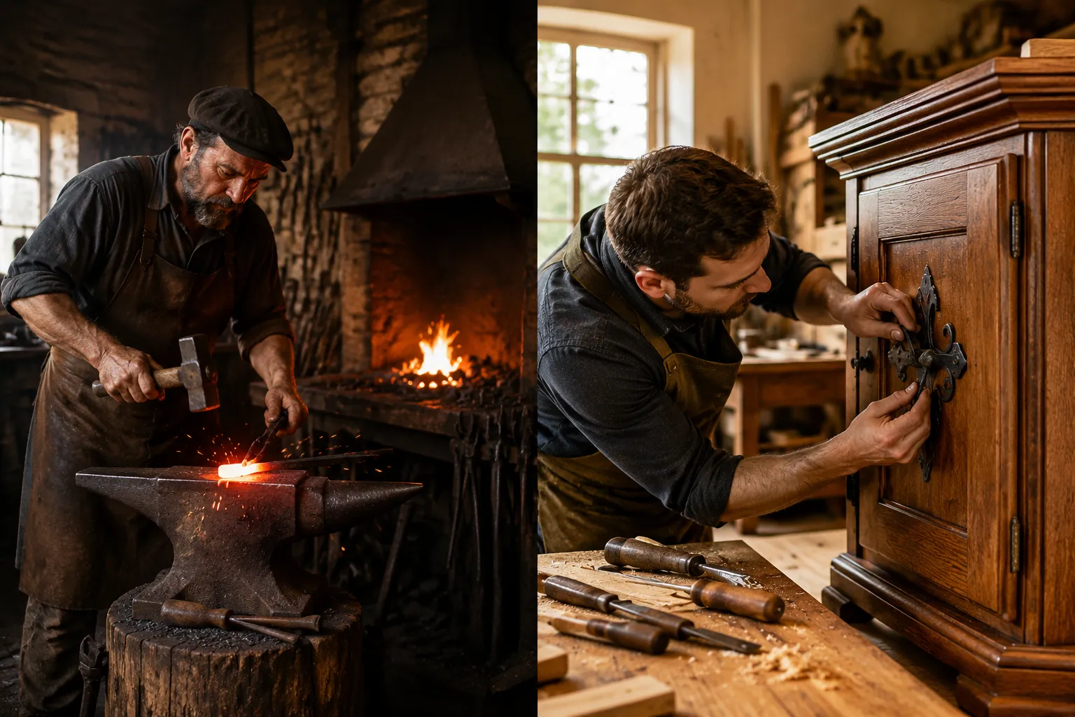 The Smithy's Influence on Woodworking: Historical & Functional Synergy