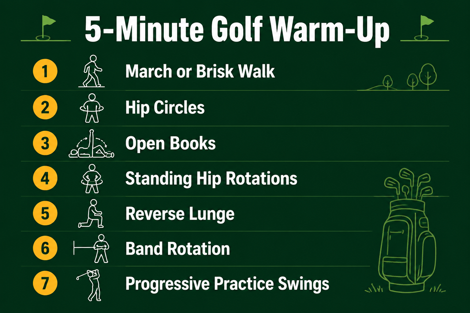 Best Exercises for Golfers with Stiff Hips